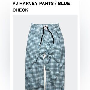 Blue Checkered Pants